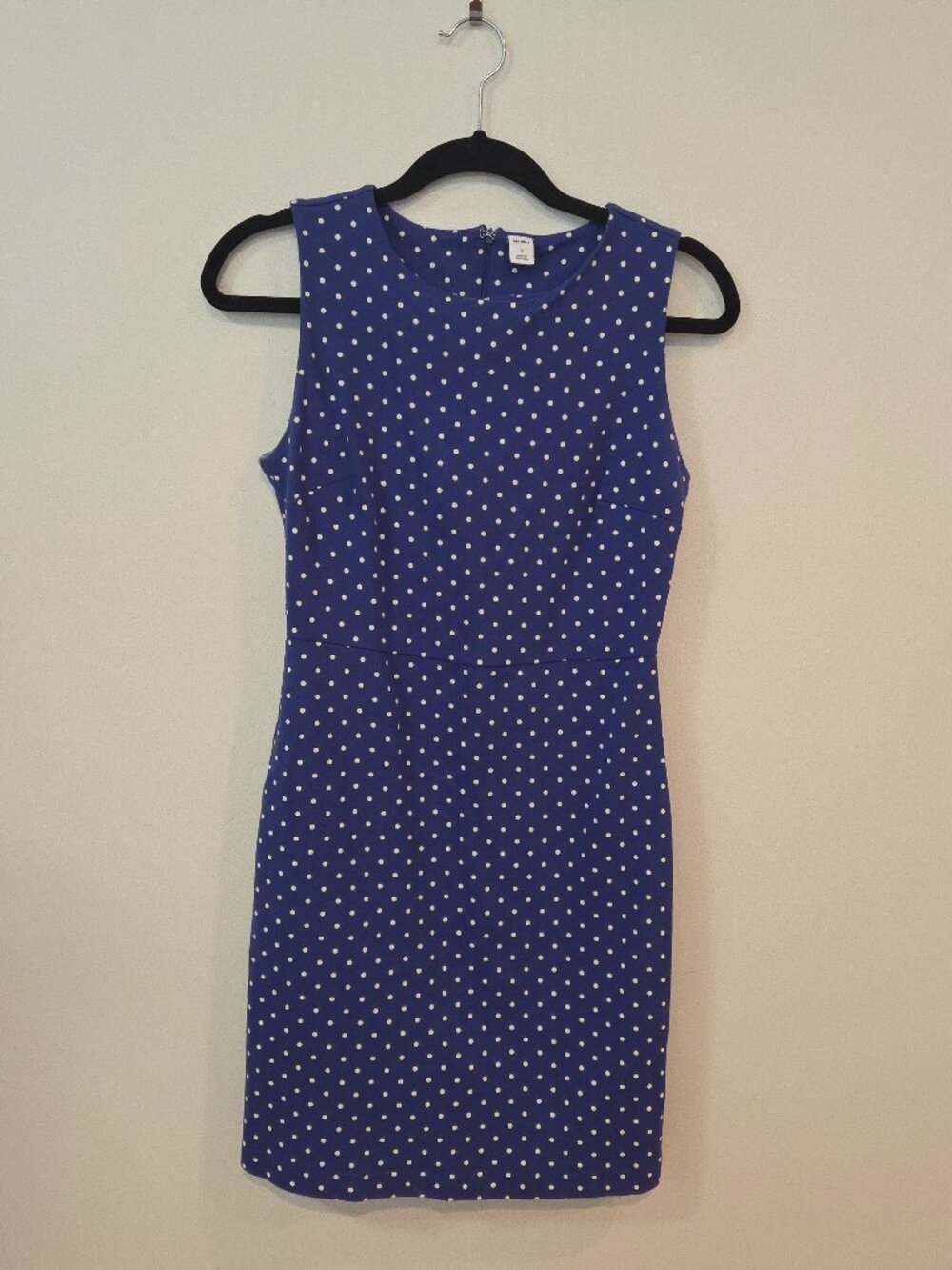 Cotton Polka Dot Sleeveless Dress Size Small